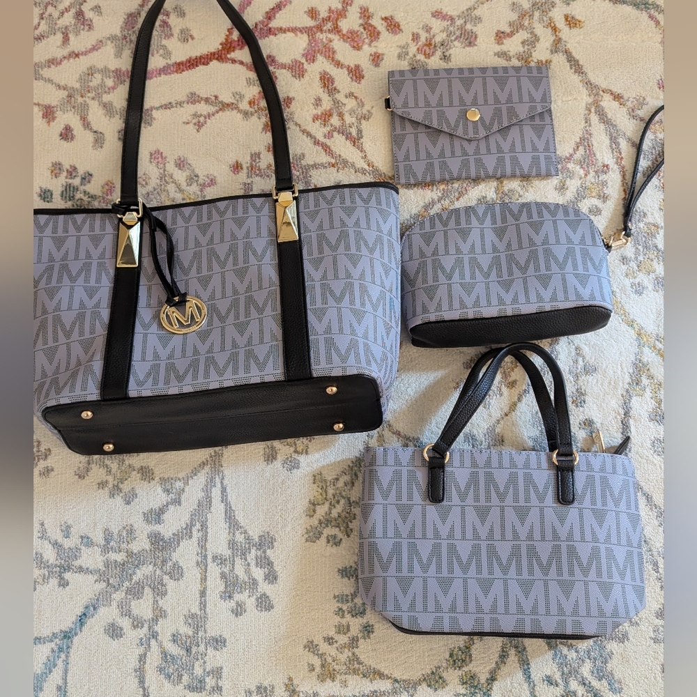 New MKF Collection women's tote bag with pouch and wristlet